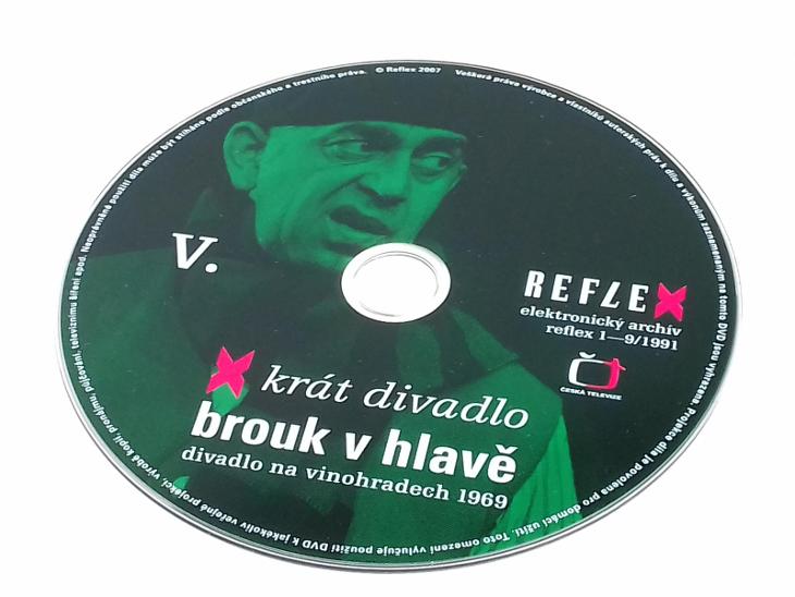 BROUK V HLAVĚ V. - DIVADLO NA VINOHRADECH 1969 / DVD - VLASOVÉ ŠKRÁBKY - Film