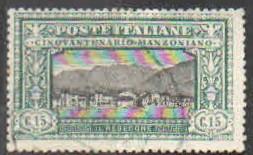 Taliansko - č.167 - 50.výročie úmrtia Manzoniho - Známky
