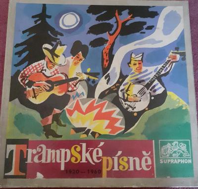 LP-Trampské písně 1920-1960 (2LP box + příloha 1969) / Perfektní stav!